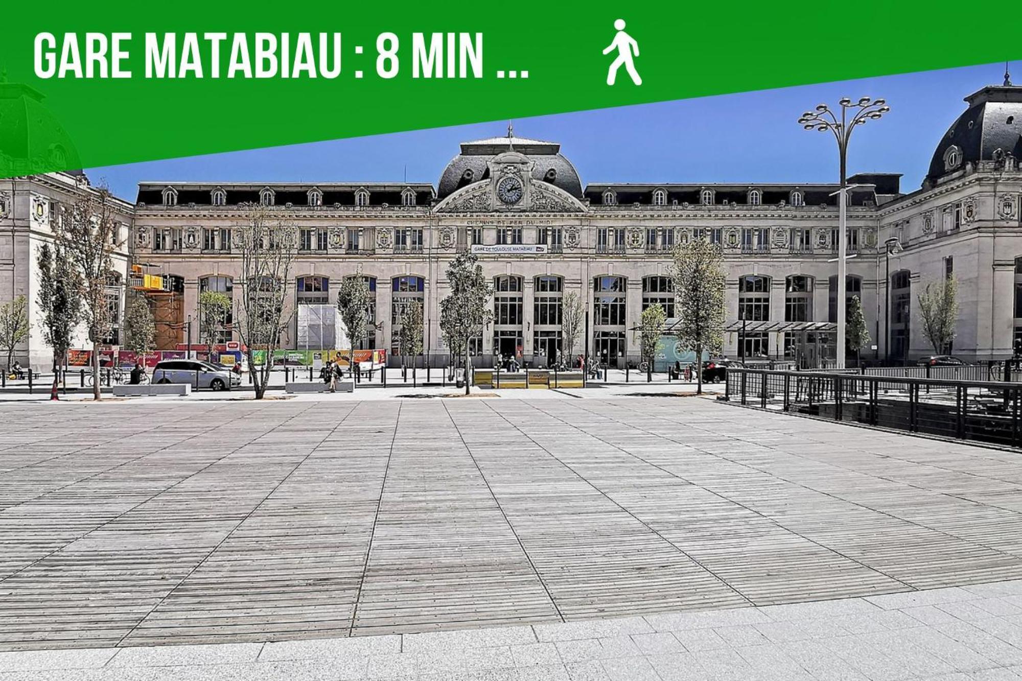 Le Nid D'Orient Entre Matabiau Et Capitole Parking Apartment Toulouse Exterior foto